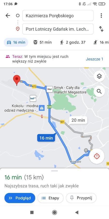格但斯克Przytulna Kawalerka Z Ogrodem公寓 外观 照片